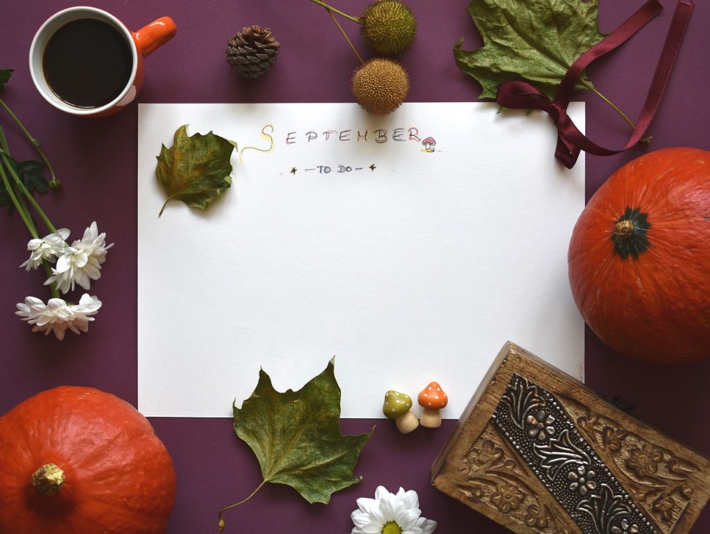 your september to do list