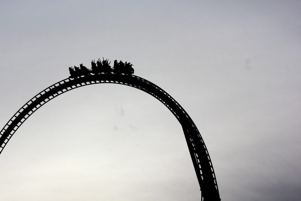 stock market - scarier than a roller coaster?