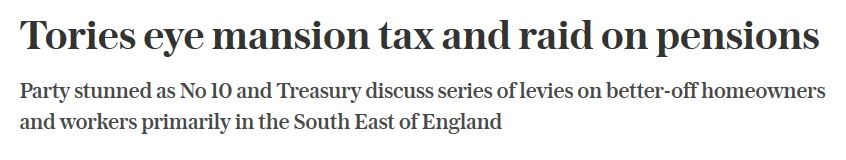 Tories pension and mansion tax